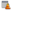 Calendar and bell icon